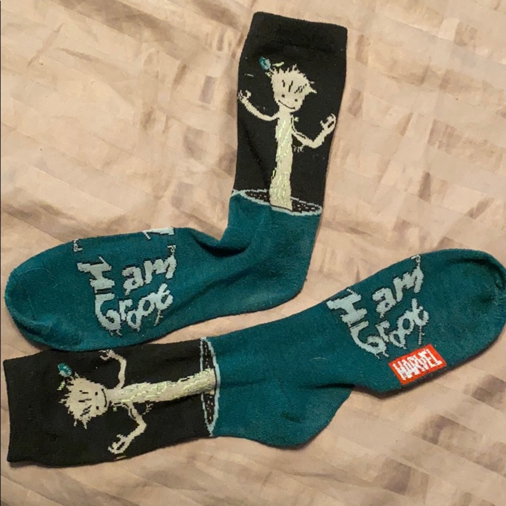 Marvel groot socks